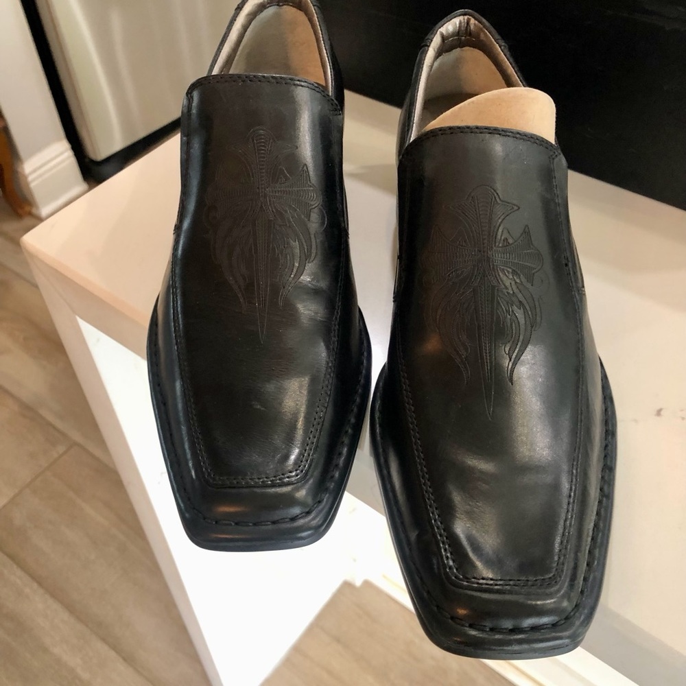 NWT Mark Nason stunning detail you rock shoes men’s black 91/2